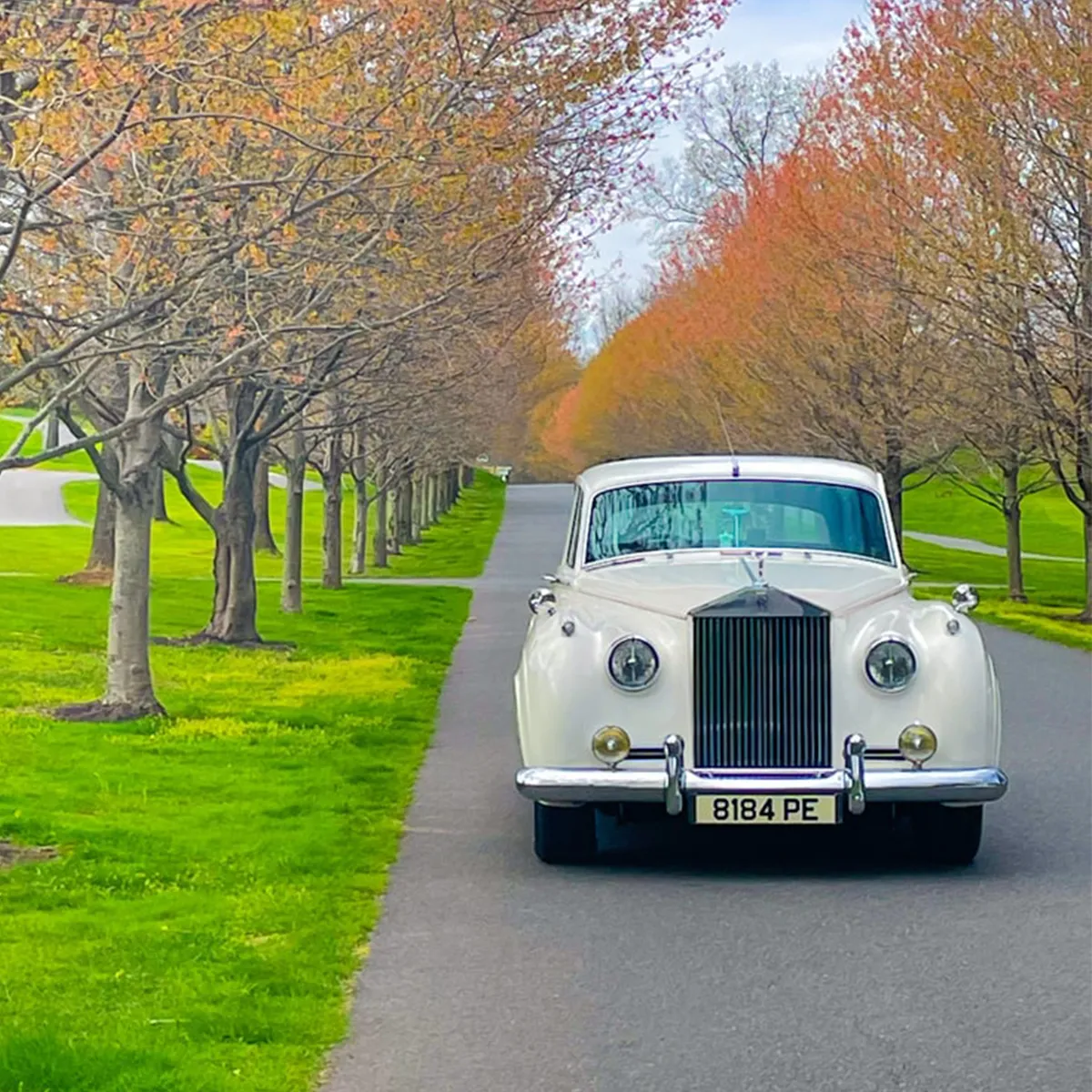 Vintage car interior - classic car rental New Jersey